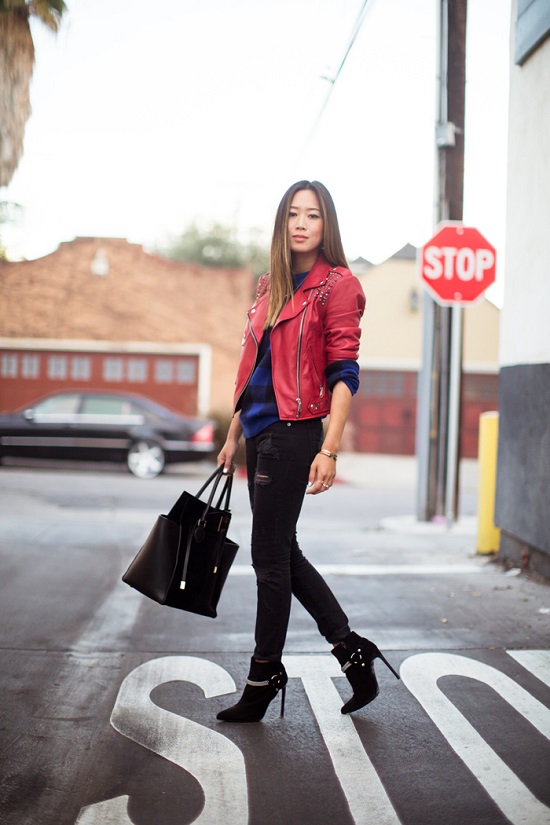 song-of-style-red-leather-jacket-distressed-skinny-jeans-3