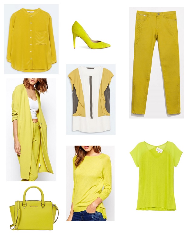 shopping misted yellow