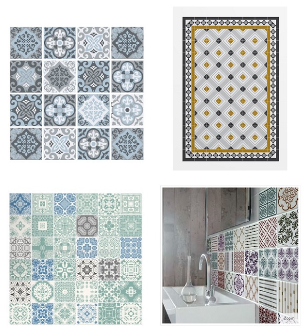 mosaico hidraulico vinílico