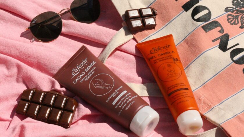 Prueba de producto belleza elifexir cacao sense y piel canela